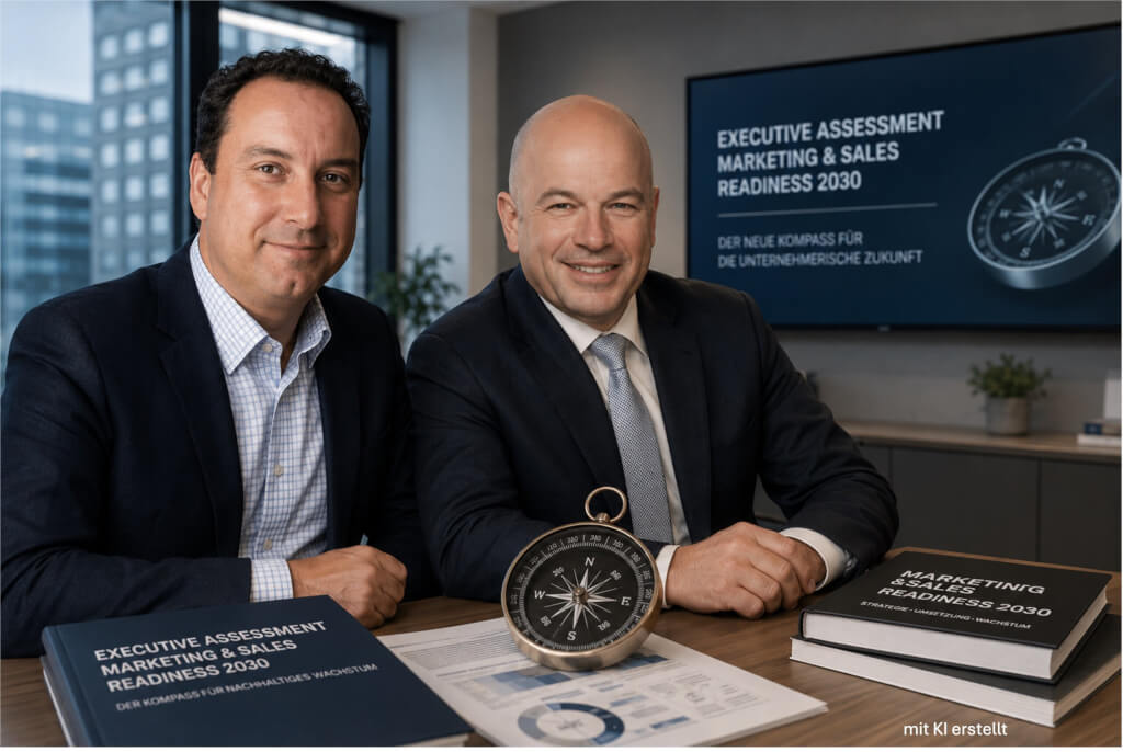 Hans J. Friedrich und Christian P. Rehbein präsentieren das „Executive Assessment: Marketing & Sales Readiness 2030“ – der neue Kompass für die unternehmerische Zukunft